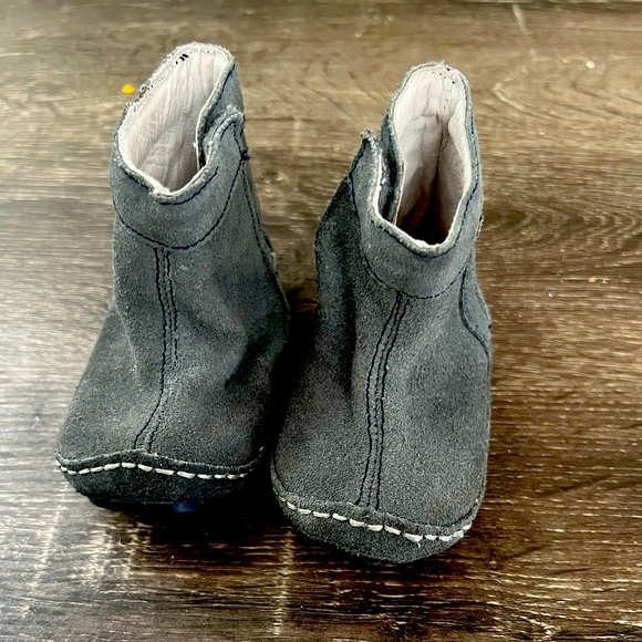 Riley Roos Bailey Baby Boots - Gray - Size 6-12 Months - Picture 1 of 4